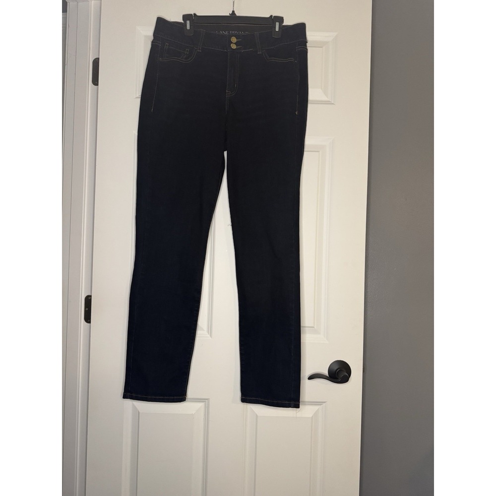 Lane Bryant Straight Leg Tighter Tummy Jeans 14 Regular
